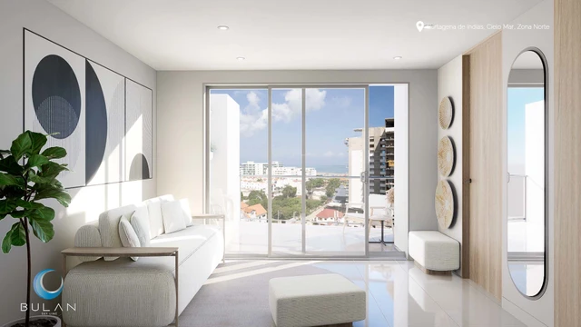 Render 2 del Apartamento Tipo 07 - Bulan Sky Line Cartagena